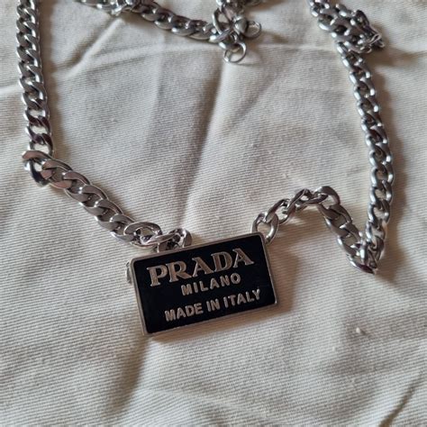 prada rework necklace|Prada.